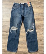 Levi&#39;s Low Pro Straight Women&#39;s Distressed Denim Jeans 100% Cotton Choos... - £25.94 GBP