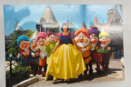 Postcard Disney Disneyland Snow White &amp; The Seven Dwarfs Fantasyland Vintage PC - £6.17 GBP