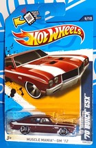 Hot Wheels 2012 Muscle Mania GM #109 Buick GSX Mtflk Burgundy w/ MC5s - $5.00