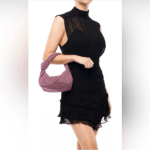 Olga Berg Polly Crystal Clutch Shoulder Bag, Pink, NWT - $116.88