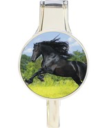 Everything Black Horse Purse Hanger Round Top Handbag Table Hook - $11.76
