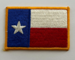 TEXAS STATE FLAG PATCH  Iron or Sew On - £4.63 GBP