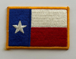 TEXAS STATE FLAG PATCH  Iron or Sew On - £4.61 GBP