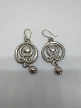 Vintage Sterling Silver 925 ATI Mexico Dangle Earrings - £27.67 GBP