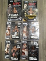 6x Lot UFC Round 5 Ultimate Collector Action Figure Silva Rua Nogueira Franklin - $81.58