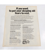 1972 Nytol Sleep Aid Pills Print Ad 10.5x13.5&quot; - £6.27 GBP