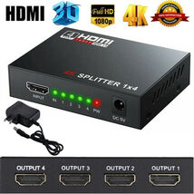 4xem 4XHDMISP1X4 4PORT HDMI SPLITTER 1080P HDMI IN HDMI OUT 2YEAR WARRAN... - $67.60