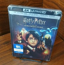 Harry Potter and the Sorcerer&#39;s Stone Steelbook (4K+Blu-ray-No Digital)-Free S&amp;H - $33.85