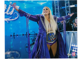 Charlotte Flair Autographed (Black) WWE Entrance w/Title 16 x 20 Photo F... - $79.00