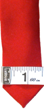 Alfani 100% Polyester Men&#39;s Solid Cherry Red Slim 1.5&quot; Formal Neck Tie - $17.09