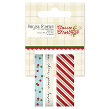 Simple Stories 7342 Class Christmas Washi Tape - £14.91 GBP