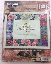 Janlynn Amen of Nature is Flower Counted Cross-Stitch Kit Pan English 17-20 - $24.01