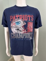 Men's NFL Team Apparel New England Patriots 2011 AFC East S/S T-Shirt Tee Medium - £19.43 GBP