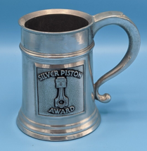 WILTON ARMETALE Pewter Plough Tavern Mugs Beer Silver Piston Award Car Show - $29.69