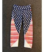 Tommy Hilfiger Sport Workout Leggings Size Small Red White Blue Stars &amp; ... - £11.81 GBP