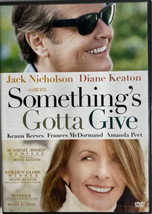 Something&#39;s Gotta Give (DVD, 2003) ~ Jack Nicholson, Diane Keaton ~ Like New - £7.82 GBP