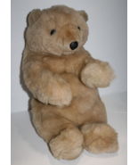 Folktails Folkmanis Bear Puppet 20&quot; Beige Tan Plush Puppet Soft Toy Kore... - £21.62 GBP