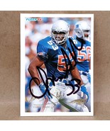 1994 Fleer #315 CHRIS SLADE New England Patriots SIGNED AUTOGRAPH Footba... - $3.49