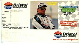 Bristol Motor Speedway-NASCAR Ticket Stub-8/26/2000-Dale Earnhardt-FN - £37.33 GBP