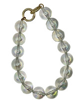 Holographic Translucent beads bag strap charm - $21.13