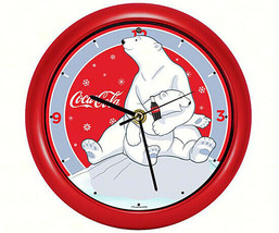 Coca-Cola Polar Bear Clock with Sound - £12.49 GBP