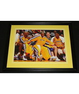 Kobe Bryant Lamar Odom Luke Walton Lakers Bench Framed 11x14 Photo Display - £27.17 GBP