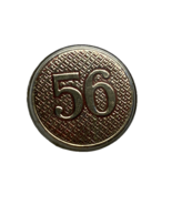WWII, 56th REGIMENT, NEW YORK NATIONAL GUARD, PLASTIC COLLAR DISK, ENLISTED - $15.00