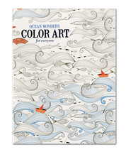 Ocean Wonders Color Art for Everyone Coloring Book - £3.97 GBP