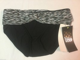 Womens CoCo Reef Black Twist Swimsuit Bottom Large $50 U71776 - £19.97 GBP