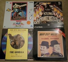Monty Python, Young Frankenstein, Gorilla &amp; Way Out West Laserdisc Comed... - £11.86 GBP