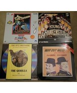 Monty Python, Young Frankenstein, Gorilla &amp; Way Out West Laserdisc Comed... - £12.69 GBP