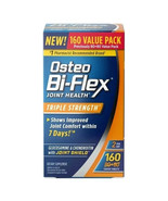 Osteo Bi-Flex Triple Strength Joint Health Dietary Supplements 160 Ct Fa... - $331.80 MXN