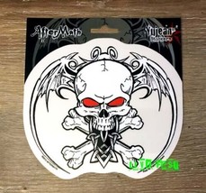 WINGED SKULL STICKER DECAL goth gothic celtic biker motorcycle tank decal - $4.99
