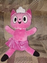 Kohls Cares Ballerina Cat Ballet Pink Plush 14&quot; Princess Tiara Bob Shea Stuffed - £10.22 GBP