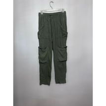Free People Feelin Good Utility Cargo Pants Womens XS Green High Rise New - $65.13