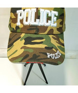 NYPD Camouflage Police Cap Embroidered Logo Front and Back NYC Badge on Side