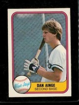 Vintage 1981 FLEER Baseball Trading Card #418 DAN AINGE Toronto Blue Jays - £7.75 GBP