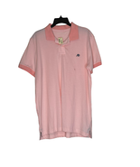 Aeropostale Polo Shirt Size Large Pink Golf Cotton Blend Pullover SS Mens - £15.79 GBP