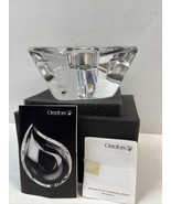 Orrefors Swedan Martti Rytkonen Crystal Triangle Votive Candle Holder NIB - £11.78 GBP