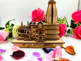 Shree Ram Mandir, 3D Ram Janmabhoomi Ayodhya Temple, Souvenir For Home, Office, - £18.33 GBP