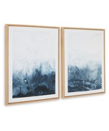 Holport - Blue / White - Wall Art Set (Set of 2) - $97.90 CAD