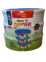 New Sealed Playtex Diaper Genie 3 Refills for Diaper Genie Pail Holds Up... - £8.11 GBP