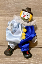 Vintage Hayes Specialties Corporation Porcelain Clown Doll w/ Bendable Body - £6.12 GBP