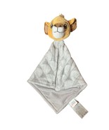 Lambs &amp; Ivy Disney Baby Simba Lovey Gray Plush Security Blanket Lion King - $237.71 MXN