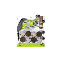 Slipstick GorillaFelt Brown/Gray 1 in. Tap-On Felt Chair Glide 8 pk CB257 - $10.95
