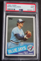 1985 Topps #336 Rance Mulliniks Toronto Blue Jays Baseball Card PSA 9 Mint - £19.11 GBP