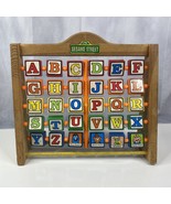 Sesame Street Muppets Alphabet Letter Character Wooden Spinner Education... - $110.68