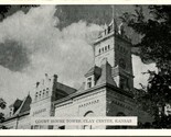 Court House Tower Clay Center Kansas KS UNP Postcard T13 - £3.84 GBP