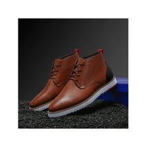 Mens Tayno Desert Chukka Boot Soft Leather Comfortable Cushion Sonoran Cognac image 10
