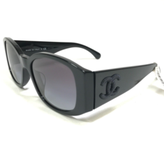 CHANEL Sunglasses 5450-A c.501/S6 Black Thick Oversized Frames Purple Lenses - £238.99 GBP